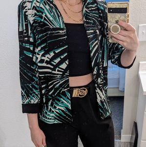 Palm Leaf Blazer